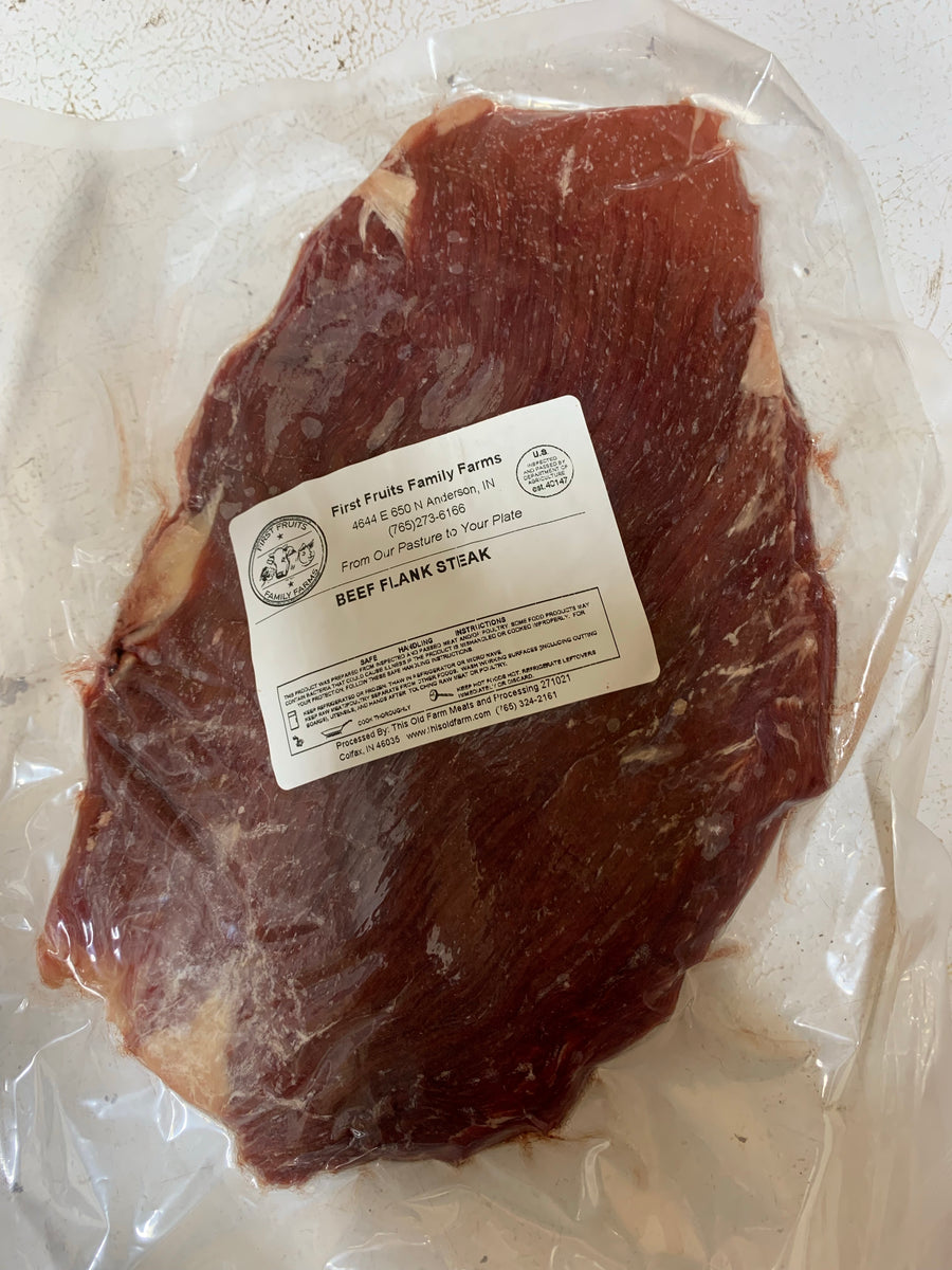 Beef Flank Steak First Fruits Family Farms